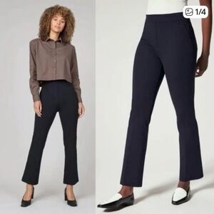 NEW SPANX Polished Kick Flare Pants Medium Classic Black